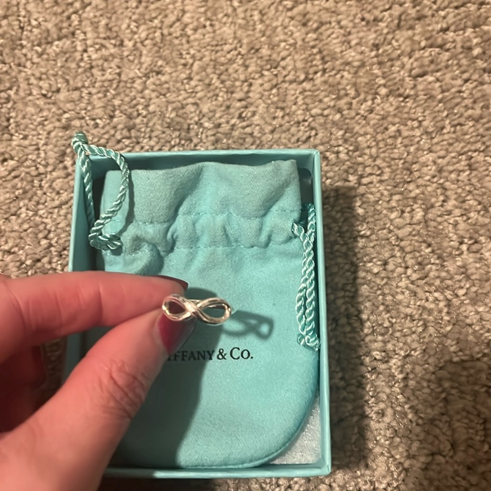 Tiffany Infinity Ring size 7